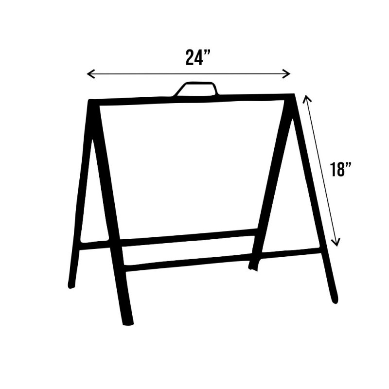 Top Loading Metal A Frames