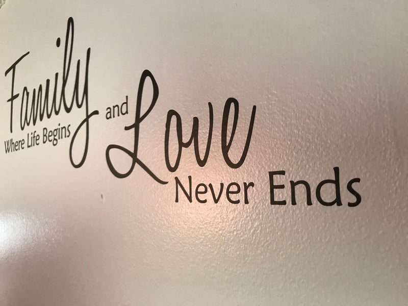 Family Where Life Begins and Love Never Ends Side 2