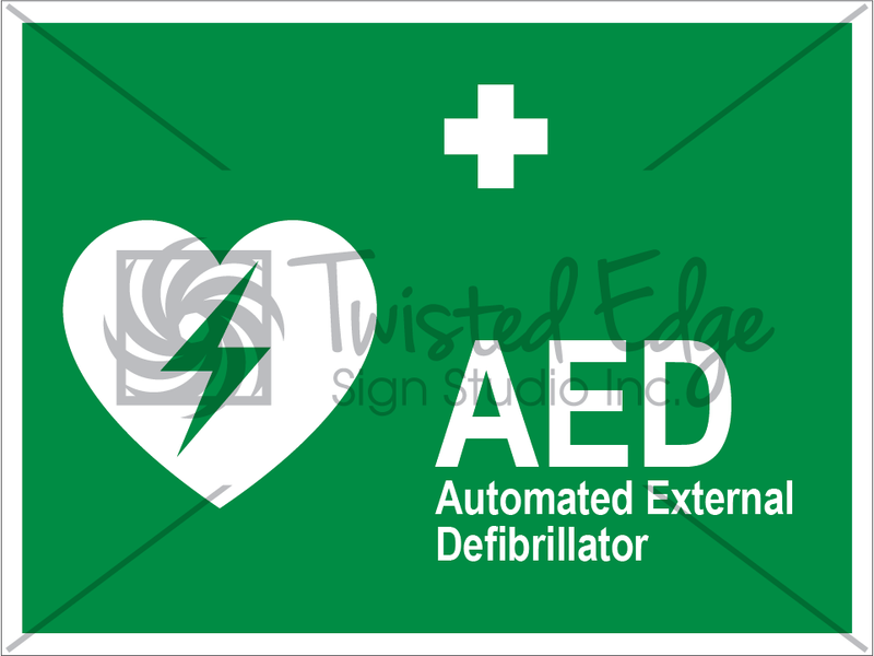 Safety Sign AED 