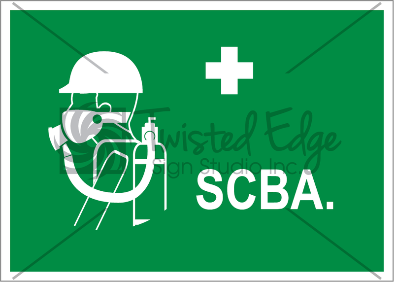 Safety Sign SCBA