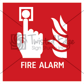 Safety Sign Fire Alarm Small