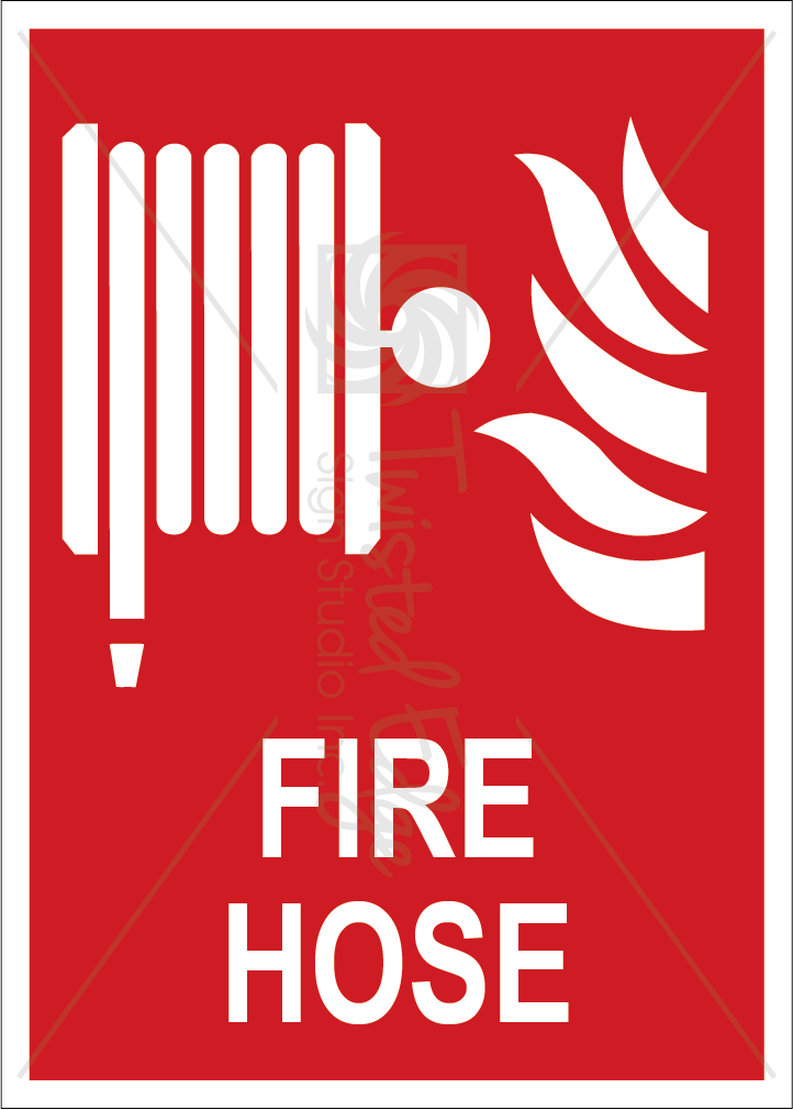 Safety Sign Fire Hose