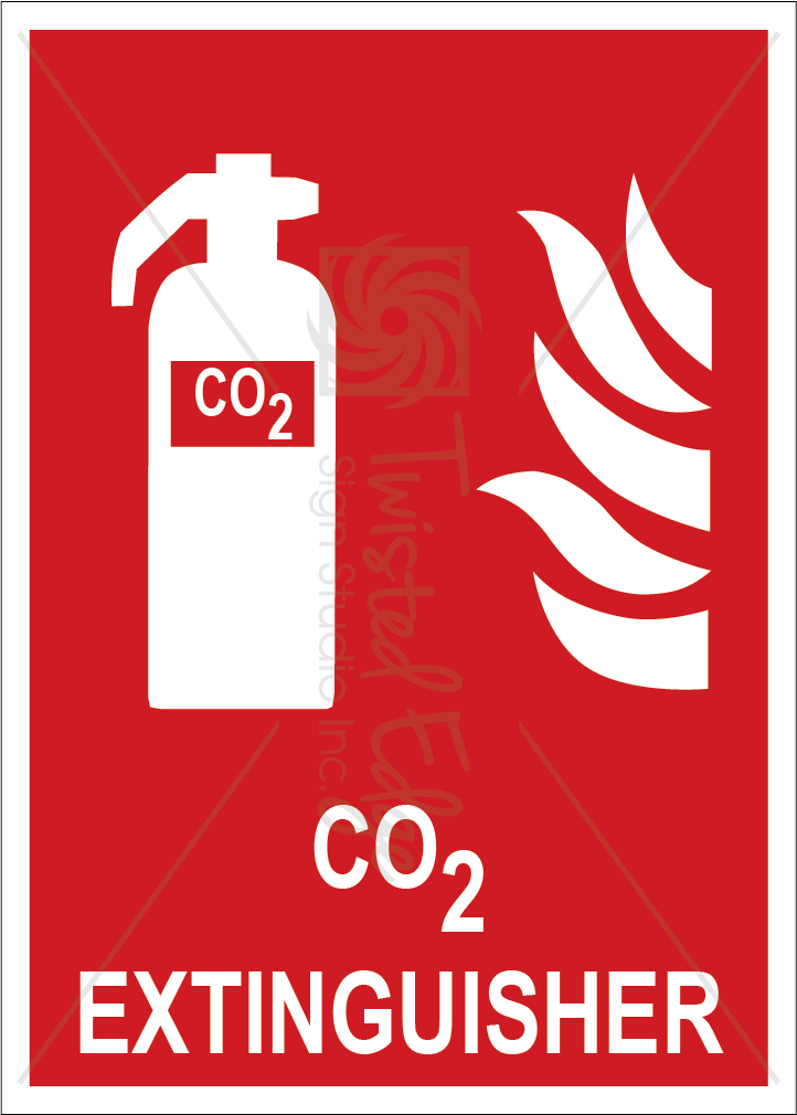 Safety Sign CO2 Extinguisher