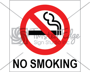 Safety Sign No Smoking