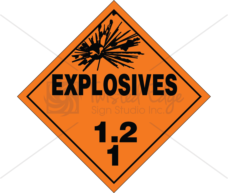 TDG Class 1.2 Explosives 