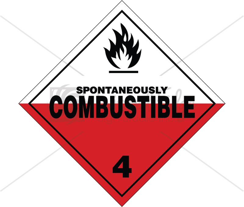TDG Class 4.2 Spontaneously Combustible