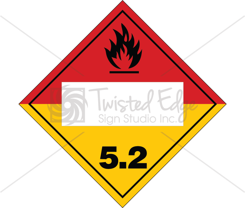 TDG Organic Peroxides Class 5.2 Blank