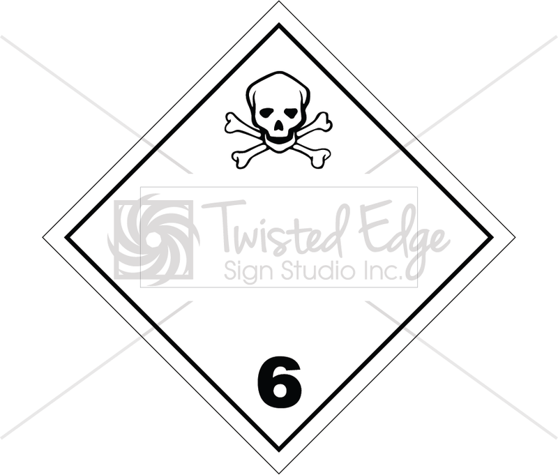 TDG Toxic Class 6.1 Blank