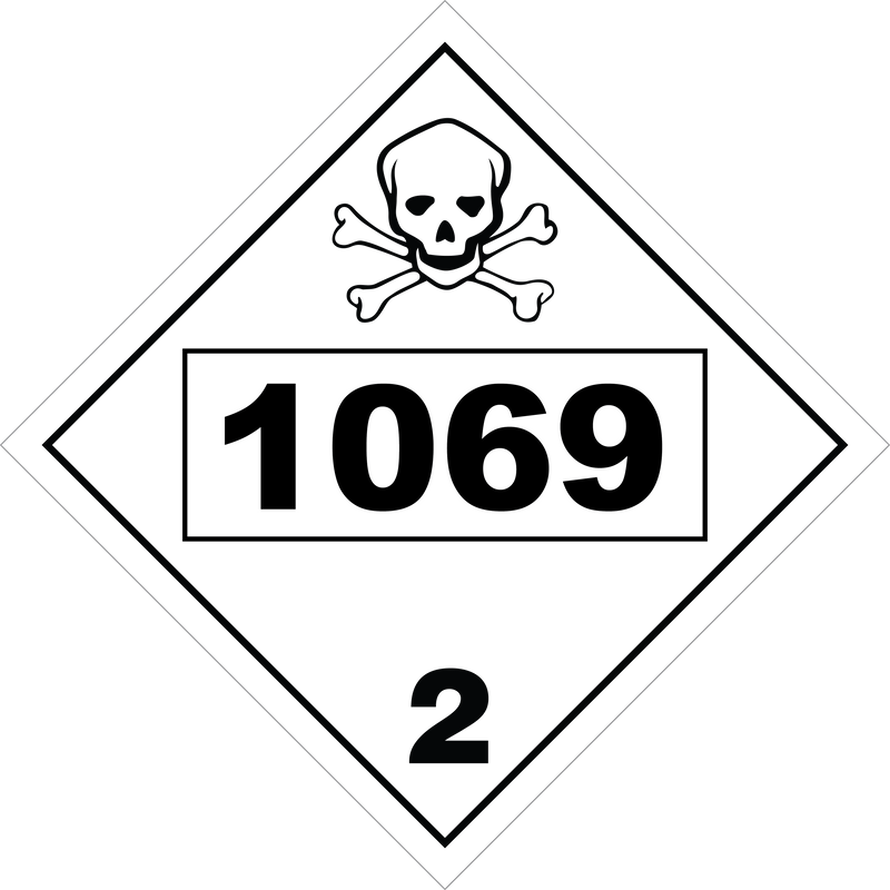 Toxic Gas Class 2.4 UN -1
