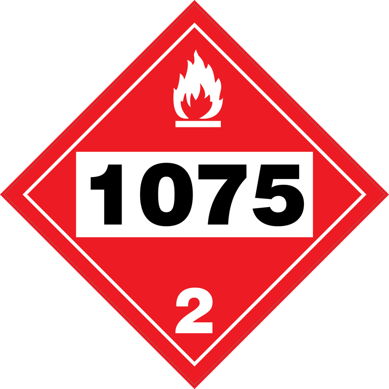 Flammable Gas Class 2.1 UN