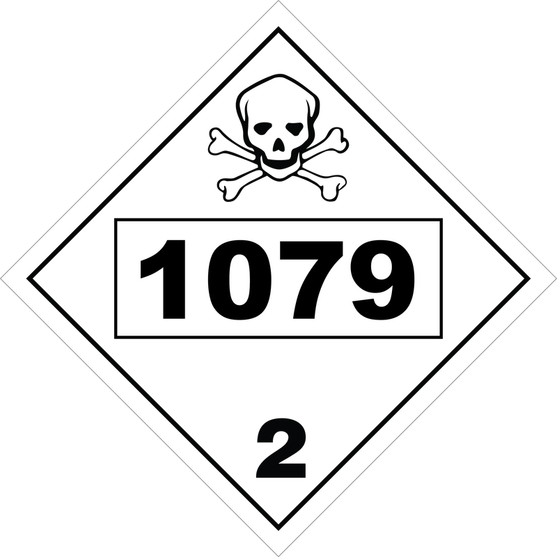 Toxic Gas Class 2.4 UN -2
