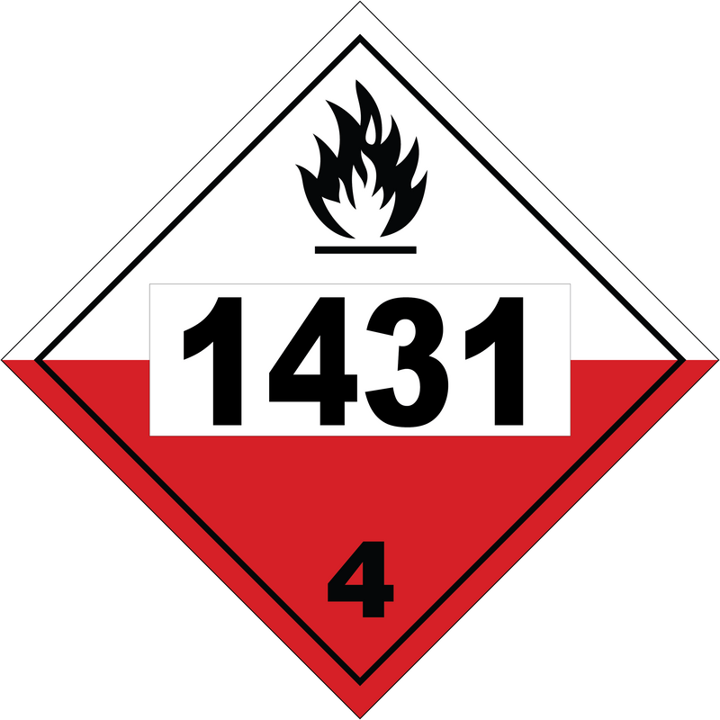 Spontaneously Combustibles Class 4.2 UN