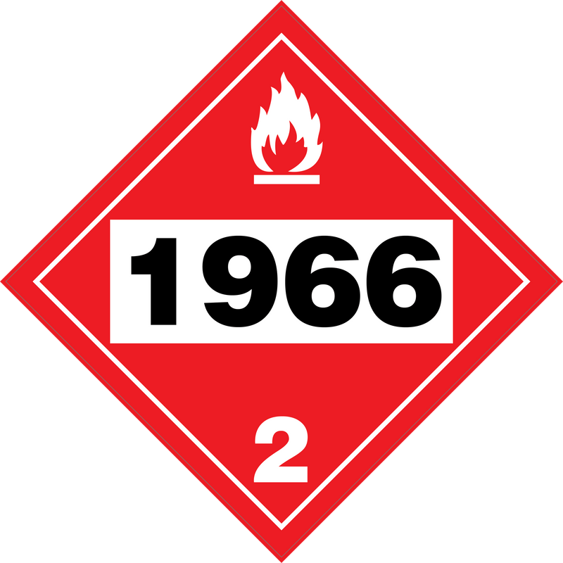 Flammable Gas Class 2.1 UN