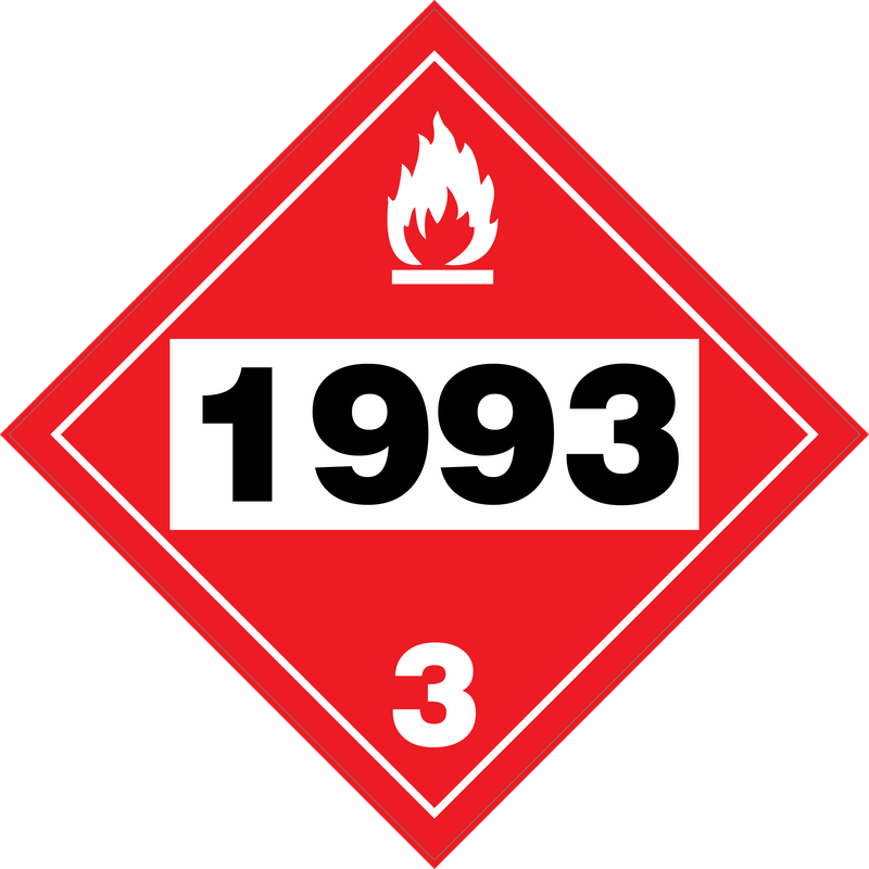 Flammable Liquids Class 3 UN -1