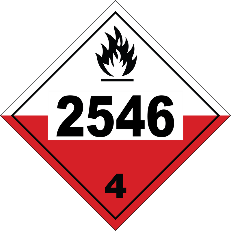 Spontaneously Combustibles Class 4.2 UN