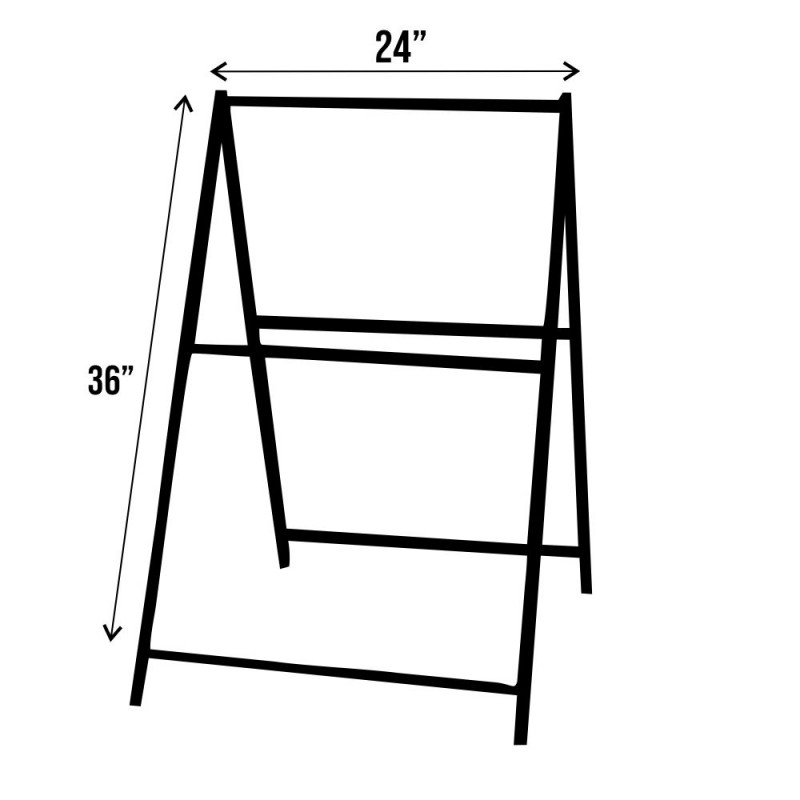 Top Loading Metal A Frames